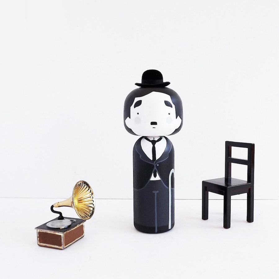 Pop Icons Turned Into Nice Kokeshi Dolls2