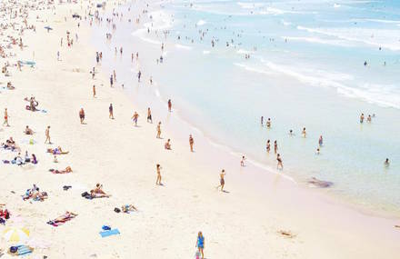 Pretty Pictures of Vacationers on the Beach