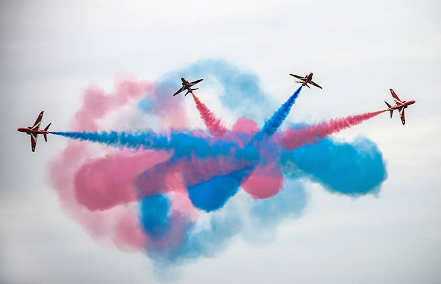 Stylish Aerial Pictures of the Royal Air Force