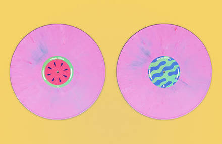 Colorful Illustrated Vinyl Cover & Design