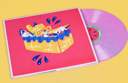 Colorful Illustrated Vinyl Cover & Design