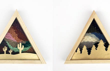 Wild Landscapes with Woven Wall Art
