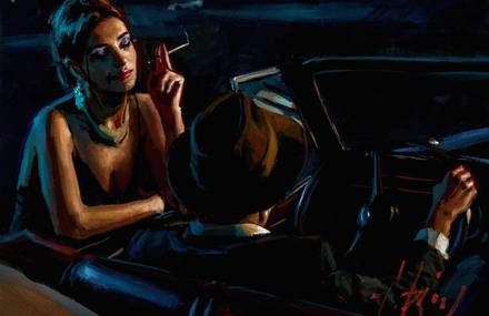 Romantic Encounters Paintings by Fabian Perez