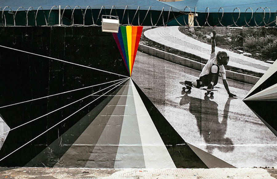 Striking Skateboarding Street Art Murals in Sao Paulo