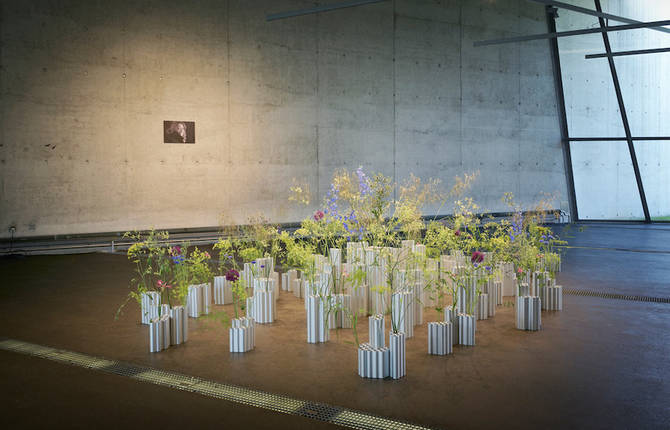 Floral Installation for Zaha Hadid by Bouroullec Brothers