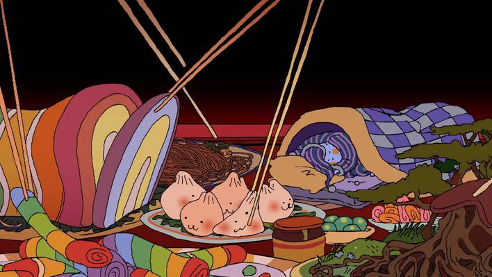 Funny Animation Capturing Perfectly the Wild World of Eating Chinese Food