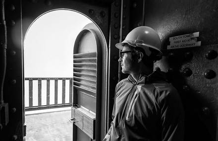 Awesome Photographs taken from the Top Of The Golden Gate Bridge