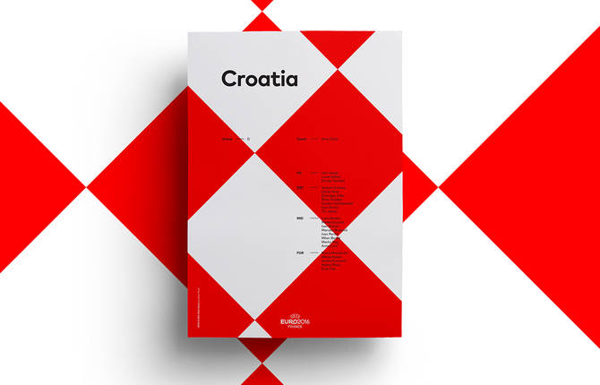 Minimalists Posters of UEFA Euro 2016 Teams