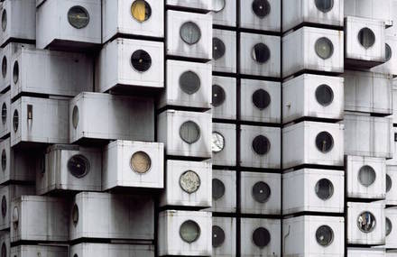 Nakagin Capsule Tower in Tokyo