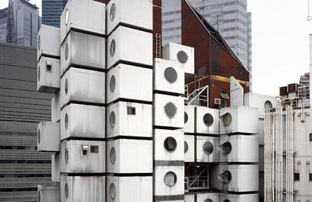 Nakagin Capsule Tower in Tokyo