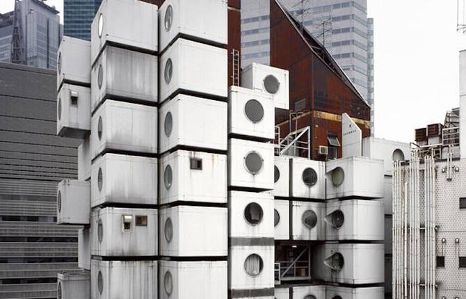 Nakagin Capsule Tower in Tokyo