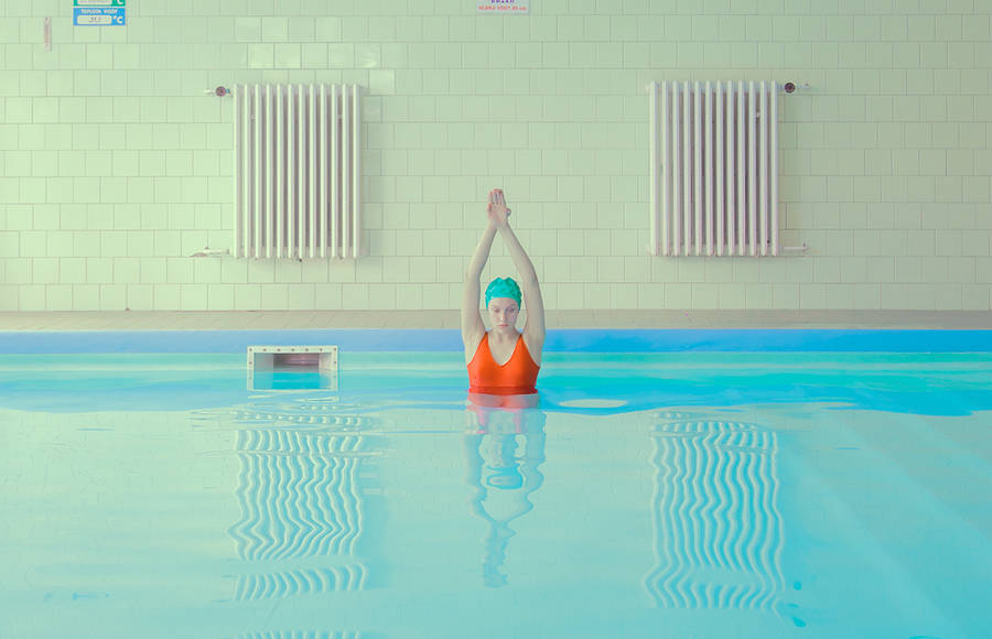 Conceptual Pictures of a Day at the Swimming Pool