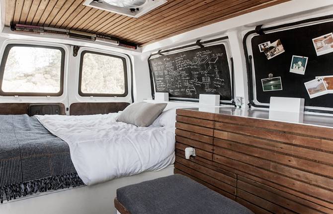 Turning an Old Chevy Cargo Van into a Nomadic Filmmaking Studio