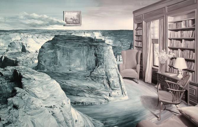 Surreal Vintage Landscapes Paintings