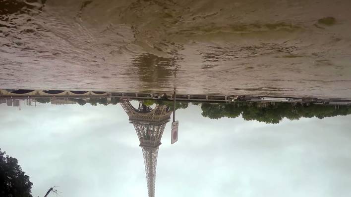 Upside-Down Video of Paris during the Flood