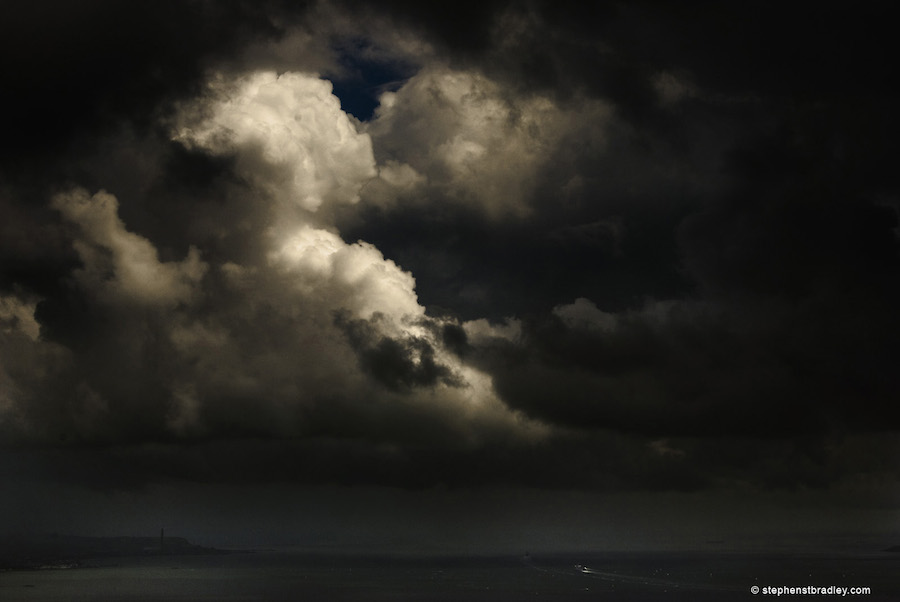 Belfast Lough beneath dramatic sky by Stephen Bradley, fine art Belfast Lough beneath dramatic sky by Stephen Bradley, fine art landscape photographer