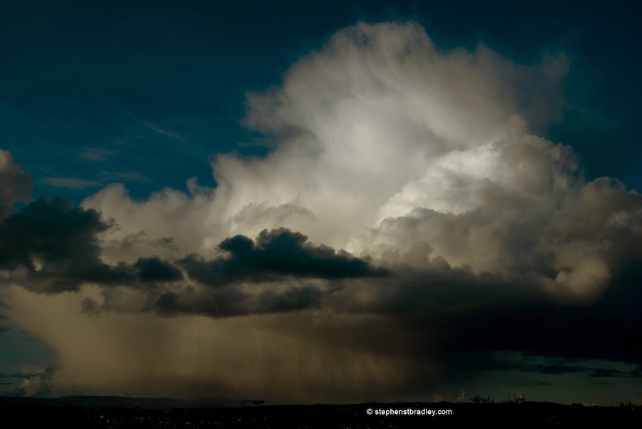 Dramatic sky over Glengormley, Northern Ireland - DSC1023