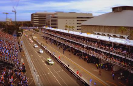 Tilt Shift Car Race