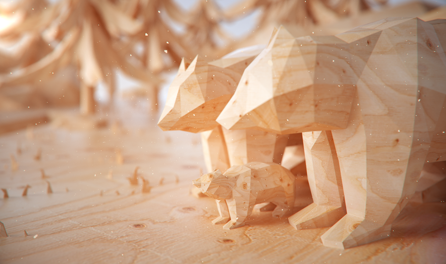 3D Virtual Carved Wildlife6