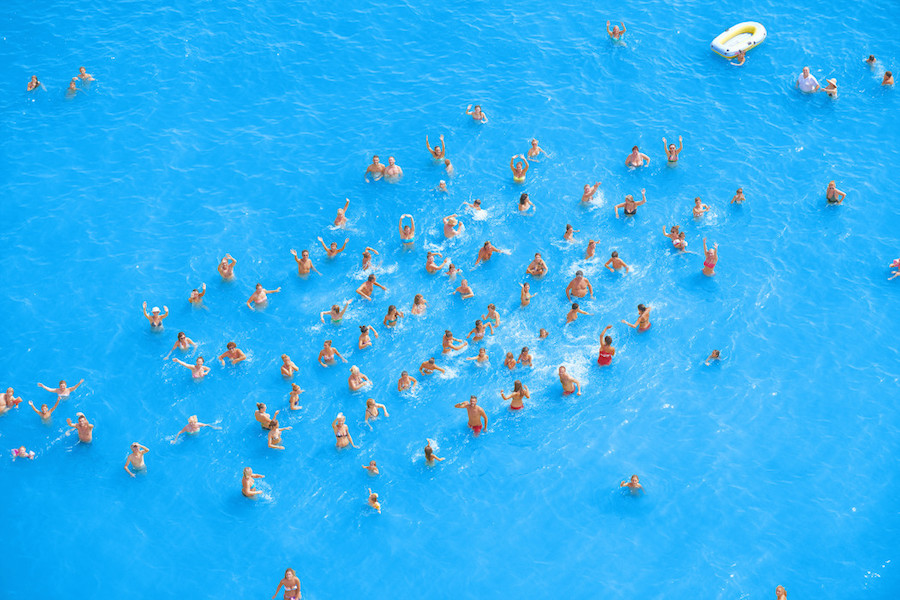 Aerial Photographs of Vacationers in the Adriatic Sea11