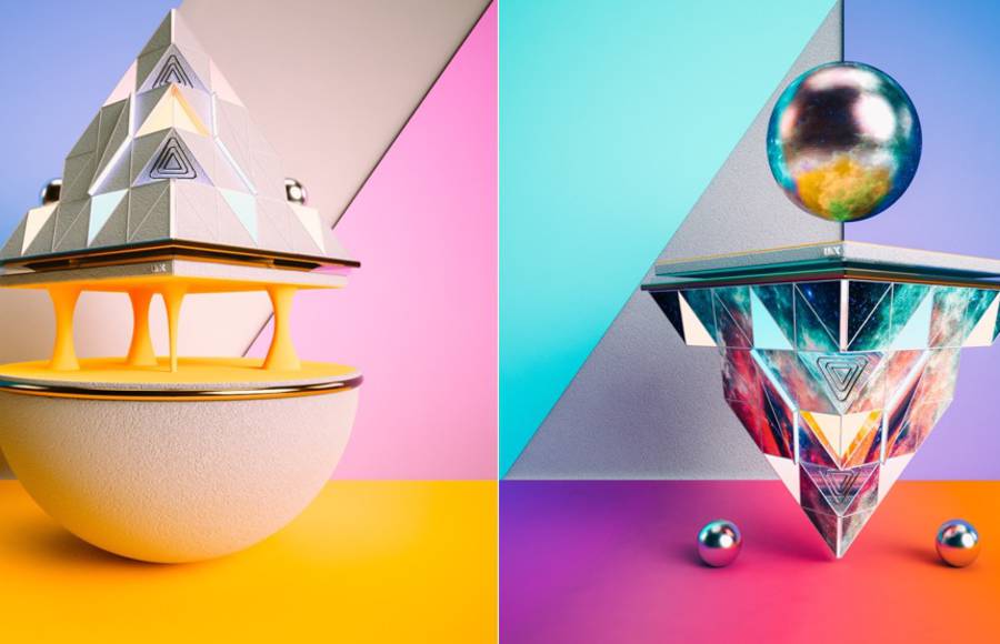 Aesthetic Colorful & Geometric 3D Structures