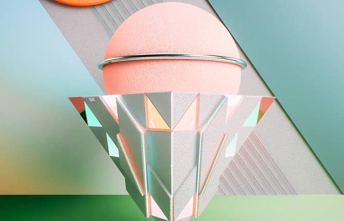 Aesthetic Colorful & Geometric 3D Structures