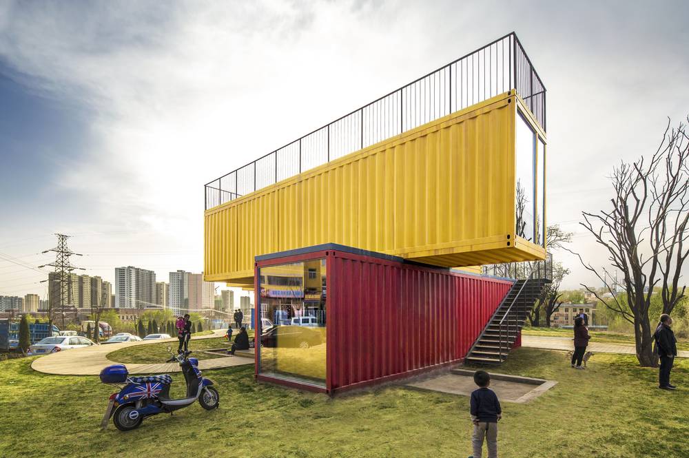 Clever Container Stack Pavillon – Fubiz Media