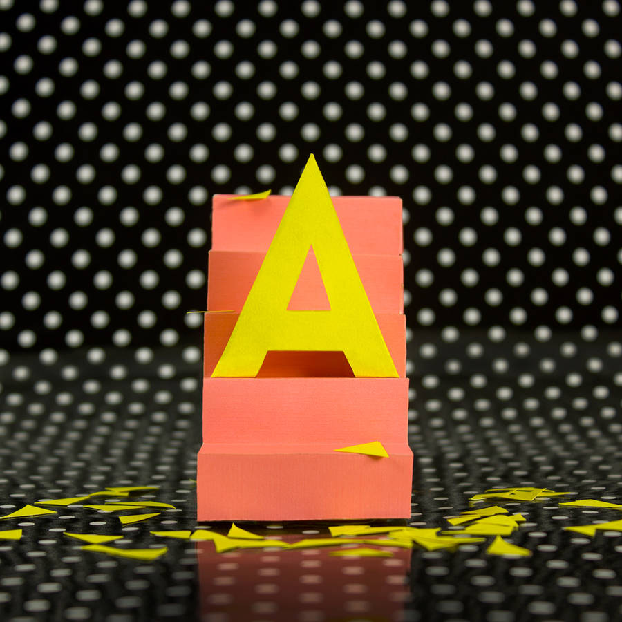 Alphabet Papercraft