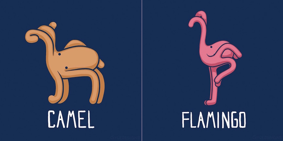 Comical Illustrations of Octopuses Pretending to Be Other Animals1
