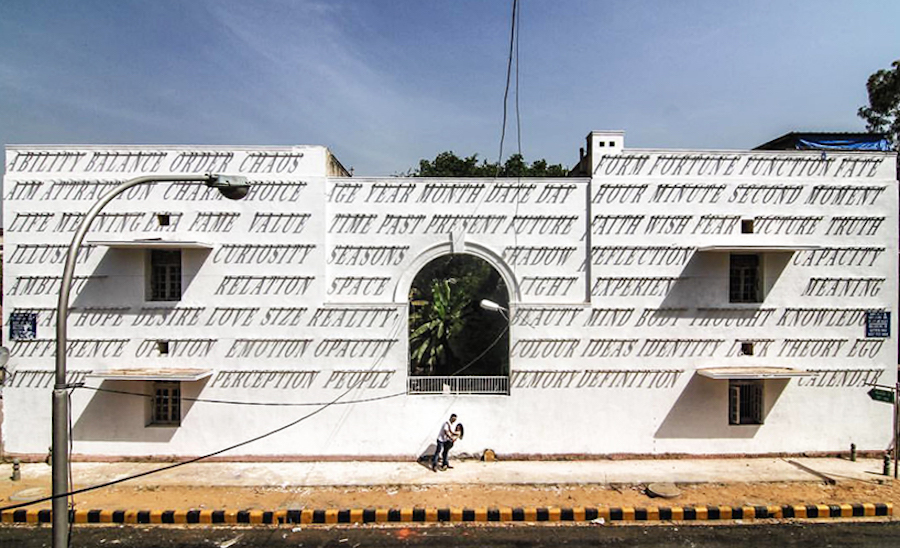Creative and Smart Typographic Sundial in India2