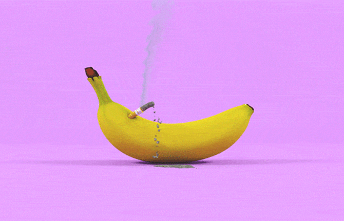 Hilarious and Surprising Bananas GIFs