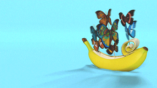 Hilarious and Surprising Bananas GIFs5