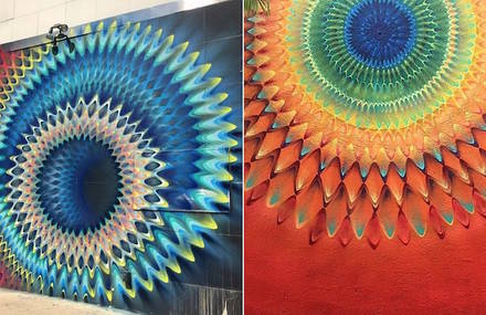 Impressive Kaleidoscopic Murals