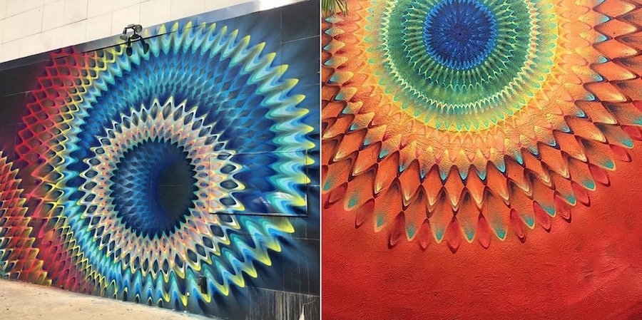 Impressive Kaleidoscopic Murals0