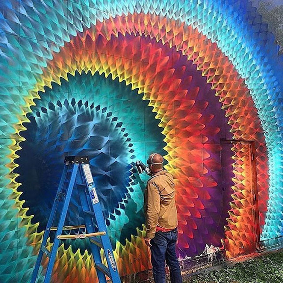 Impressive Kaleidoscopic Murals6