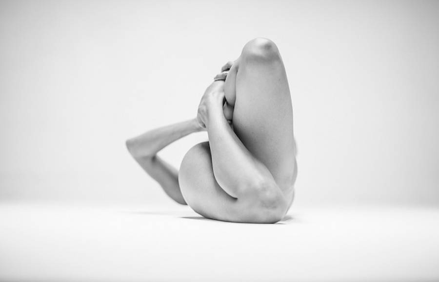 Black & White Pictures of Contorted Human Forms