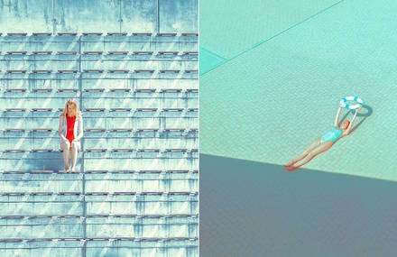 New Conceptual Swimming Pool Photography by Maria Svarbova