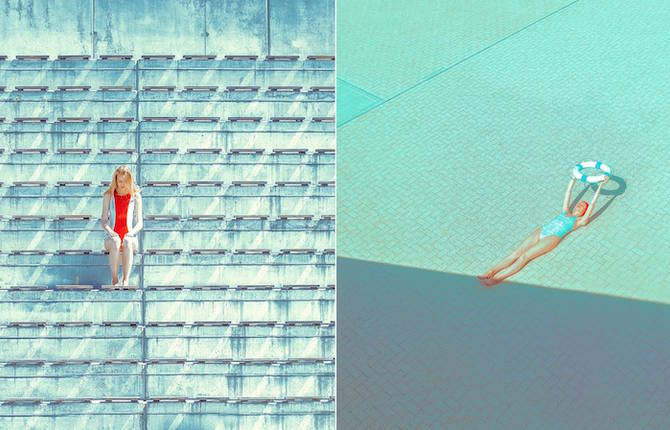 New Conceptual Swimming Pool Photography by Maria Svarbova