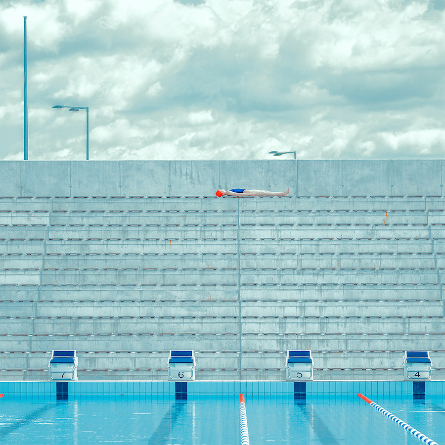 New Conceptual Swimming Pool Photography by Maria Svarbova3