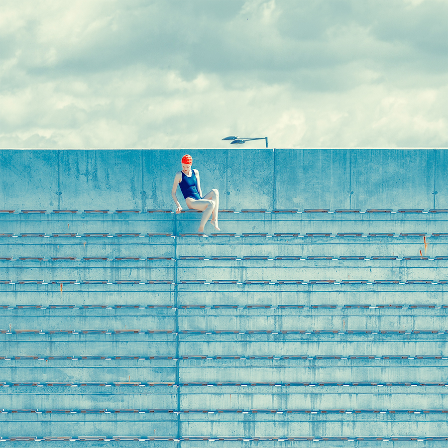 New Conceptual Swimming Pool Photography by Maria Svarbova5