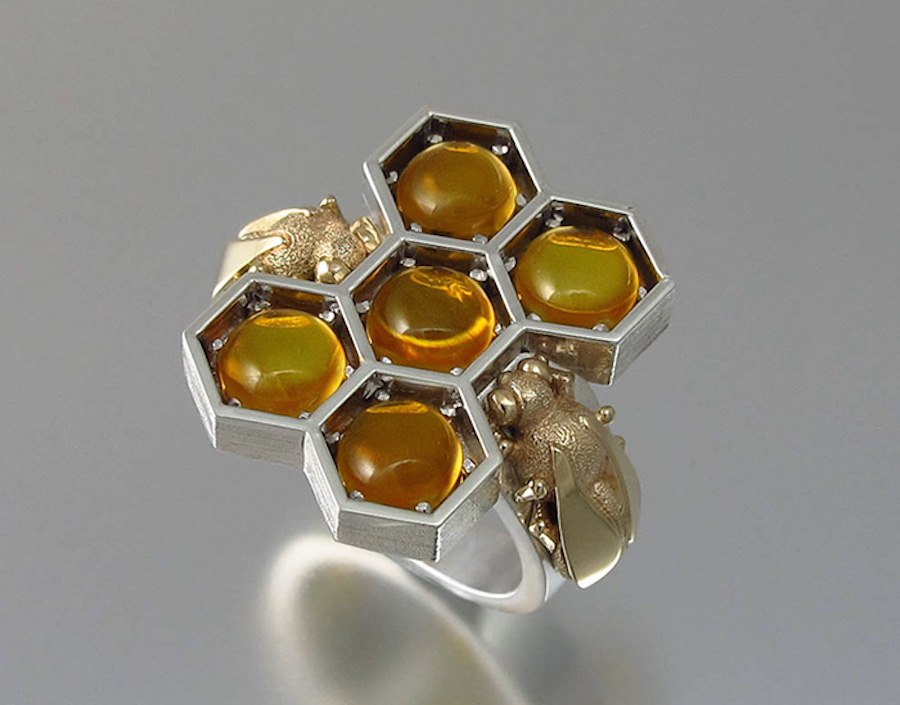 Nice Honeycomb Necklaces & Rings10