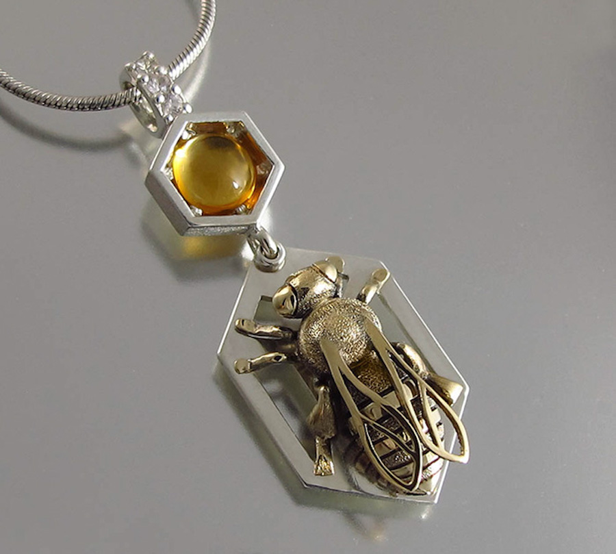 Nice Honeycomb Necklaces & Rings6