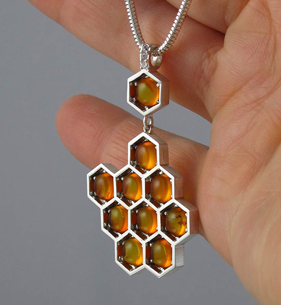 Nice Honeycomb Necklaces & Rings7