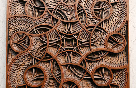 Nice Laser-Cut Wooden Sculptures