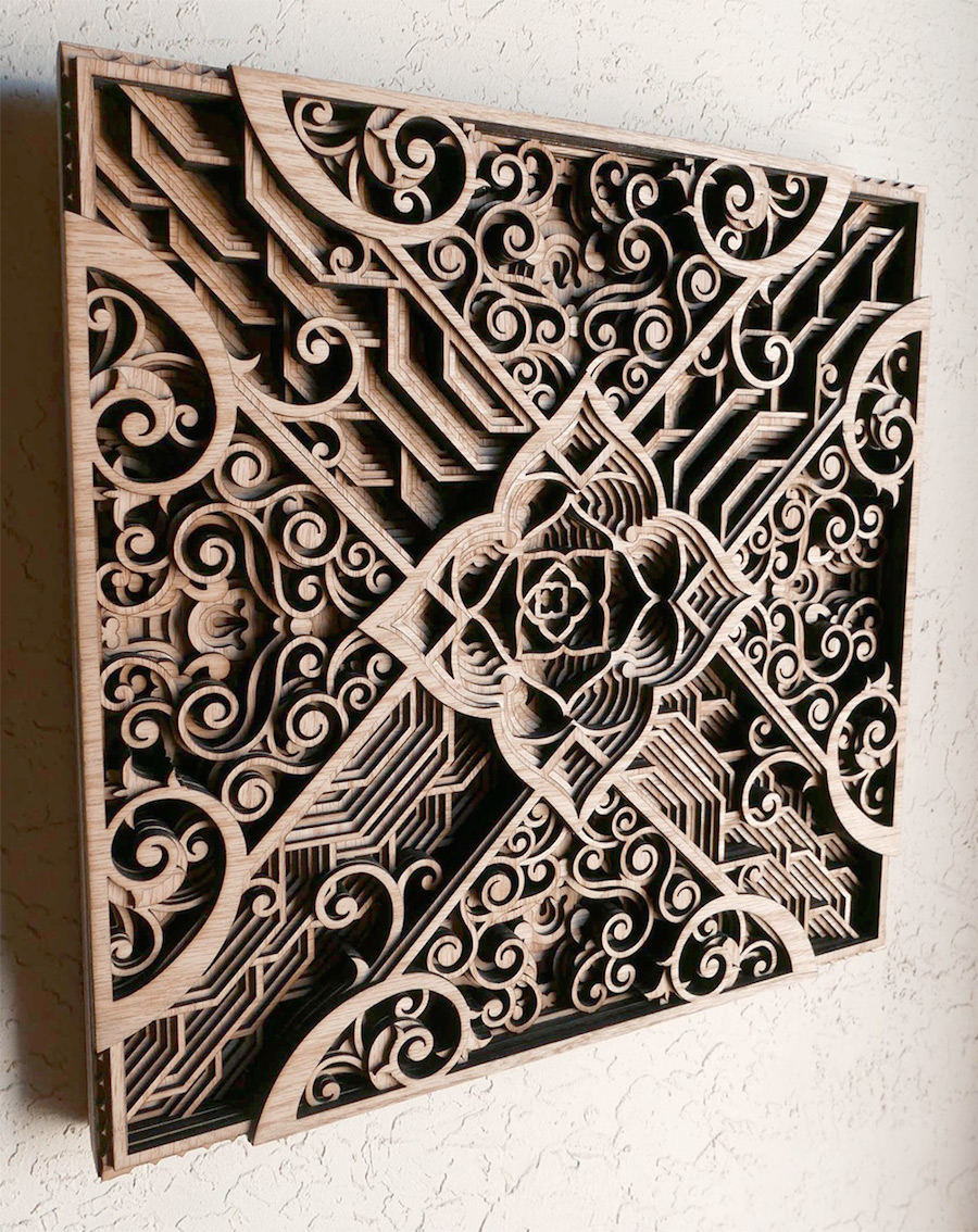 Nice Laser-Cut Wooden Sculptures5