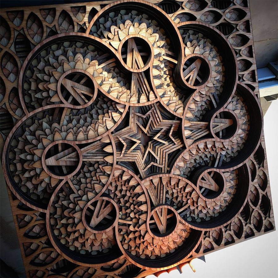 Nice Laser-Cut Wooden Sculptures7