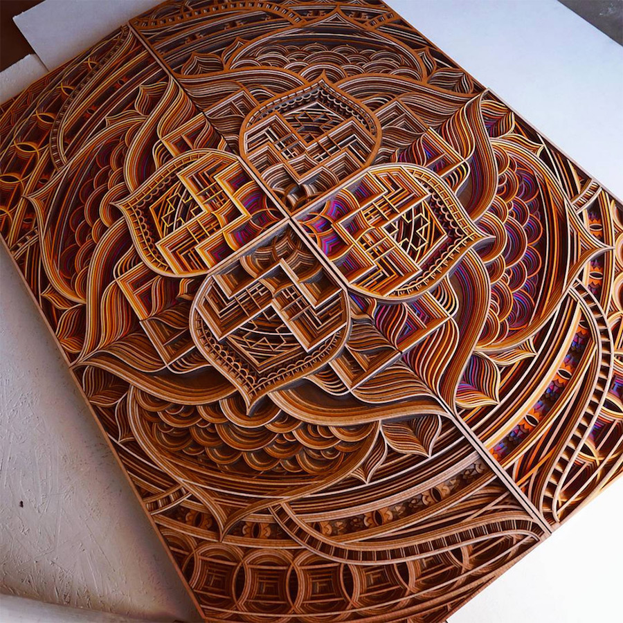 Nice Laser-Cut Wooden Sculptures8