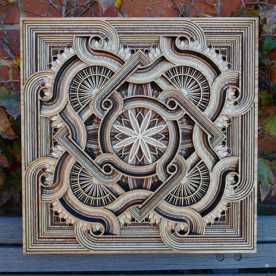 Nice Laser-Cut Wooden Sculptures9