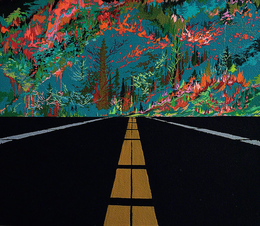Psychedelic Paintings of Landscapes2