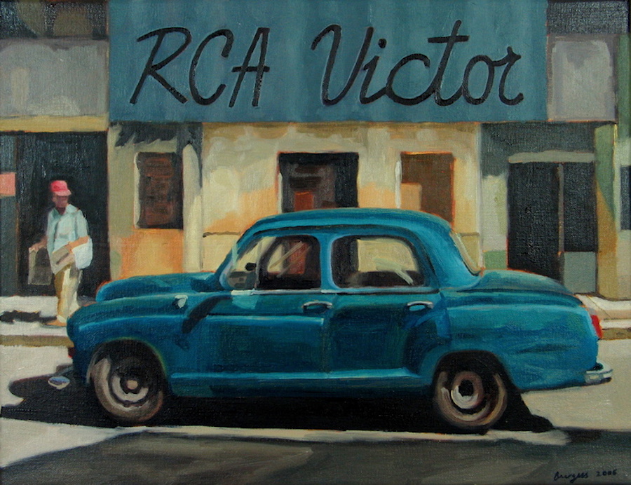 Realistic Paintings of Vintage Cars10